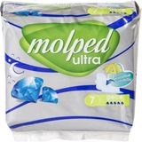Molped Ultra Kanatlı Gece Ped 7'li Sızıntı Önleyici ve Gece Kullanımına Uygun