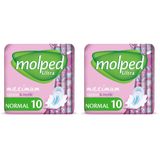 Molped Ultra Normal Günlük Ped (1 x 10 Adet) 2li paket