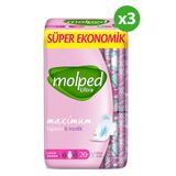 Molped Ultra Süper Ekonomik Uzun Hijyenik Ped 60'lı