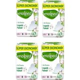 Molped Ultra Uzun 18 Adet x 4 Paket Sızıntı Önleyici Teknoloji ile Cilt Dostu Hijyenik Pedler