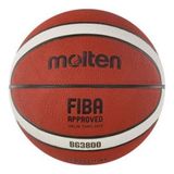 Molten B5G3800 FIBA Onaylı 5 No Basketbol Topu - Turuncu - Beyaz - 5 Numara