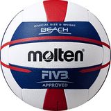 Molten FIVB Onaylı Elite Plaj Voleybolu Kırmızı/Beyaz/Mavi