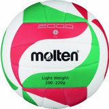 Molten Top Training Voleybol Beden 5 Top, Beyaz/Yeşil/Kırmızı, 5