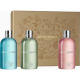 Molton Brown Fresh-Floral Vücut Bakım 3'lü Duş Jeli Hediye Seti - 300 ml