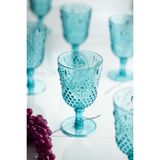 Molvea Akrilik Tekli Kadeh & Su Meşrubat Kahve Yanı Bardağı 450 ml ( Cam Değildir ) - Açık Mavi