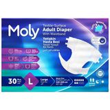 Moly Bel Bantlı Hasta Bezi 7 Damla Large 30'lu