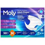 Moly Bel Bantlı Hasta Bezi 7 Damla Medium 30'lu
