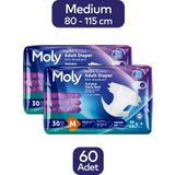 Moly Belbantlı M 2x30 Adet Yetişkin Hasta Bezi
