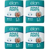Moly Elan - Hasta Bezi Külotlu Small 30 Adet - 4 Paket - Beyaz - Mavi - 4 - 7 Yaş