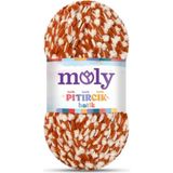 Moly Pıtırcık Batik PL154 -PL178 Yumuşak Battaniye Ipi / 5 Adet - Tek Beden - Turuncu