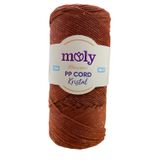 Moly PP Cord Kristal Simli Polyester Makrome El Örgü İpi 200 gr 118 Kiremit