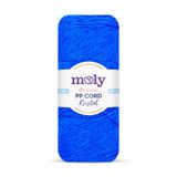 Moly PP Cord Kristal Simli Polyester Makrome El Örgü İpi 200 gr 240 Mavi