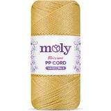Moly Pp Cord Polyester Makrome No:4 1,4mm 050-ALTIN Örgü Ipi 200 Gram - Altın