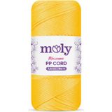 Moly Pp Cord Polyester Makrome No:4 1,4mm 056-SARI Örgü Ipi 200 Gram - Sarı