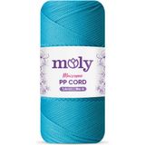Moly Pp Cord Polyester Makrome No:4 1,4mm 233-TURKUAZ Örgü Ipi 200 Gram