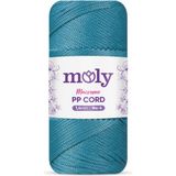 Moly Pp Cord Polyester Makrome No:4 1,4mm 238-PETROL Örgü Ipi 200 Gram
