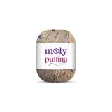 Moly Pullina Pullu Simli Pamuklu Örgü İpi | Col. No: 010 | 50 gr 145 mt - Yazlık Merserize İpliği