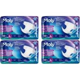 Moly Tekstil Yüzeyli Large Belbantlı 4x30 Adet Hasta Bezi