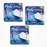 Moly Yatak Koruyucu 60cm x 90cm 30'lu Paket x 3 Paket (90 Adet)