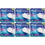 Moly Yatak Koruyucu Örtü 30'lu 60 x 90 cm Boyutunda Su Geçirmez ve Nefes Alabilir 6 Paket