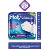 Moly Yatak Koruyucu Örtü 60 x 90 cm Yumuşak Doku ile Konforlu Koruma Sağlar