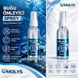 Molys Anti Fog Sprey 50 ml - Dalış Maskesi Ve Yüzücü Gözlüğü Buğu Önleyici - Alcohol Free Şeffaf - 50 ml