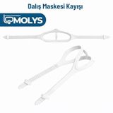 MOLYS DALIŞ MASKESİ KAYIŞI (Buz Beyazı)