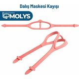 Molys Dalış Maskesi Kayışı - Pembe