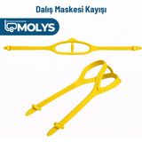 Molys Dalış Maskesi Kayışı - Sarı
