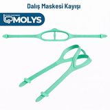MOLYS DALIŞ MASKESİ KAYIŞI (Tropik Turkuaz)