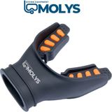 Molys Dalış Regülatör Ağızlığı (Maps) – Konforlu, Kaymaz, Tam Uyum - Turuncu - Siyah