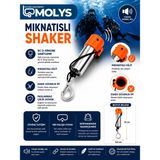 MOLYS Dalış Shaker (Çıngırak) Mıknatıslı Turuncu Paslanmaz Çelik