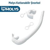 MOLYS FLEX FOLD KATLANABİLİR ŞNORKEL – Hafif, Taşınabilir ve Konforlu Kullanım Yer Kaplamaz