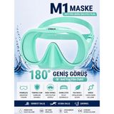 Molys M1 Dalış Maskesi + Antı Fog (Buğu Önleyici Film) - Turkuaz