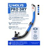 MOLYS PRO FULL DRY ŞNORKEL TAM KURU PROFESYONEL DALIŞ ŞNORKELİ