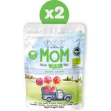 Mom 2'li Organik Lolipop (Çilek, Karpuz, Yaban Mersini) 20 Adet