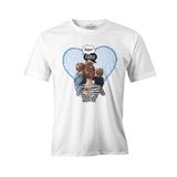 Mom of Boys Anneler Günü Beyaz Unisex Tshirt