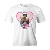 Mom of Girls Anneler Günü Beyaz Unisex Tshirt