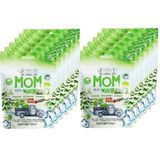 MOM Organik Nane Aromalı Bonbon Şekerleme Yuvarlak 56 g x 12 Adet (240 Adet)