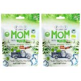 MOM Organik Naneli Bonbon Şekerleme, Vegan, Doğal Aromalı, 56g, 2 Adet