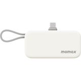Momax 1-Power Mini 5000 Mah 20W 3'Ü 1 Arada Powerbank - Beyaz