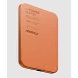 Momax 1-Power Q.pass 3000MAH Magnetic Wireless Powerbank - Turuncu