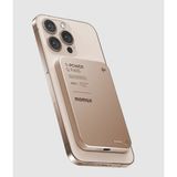 Momax 1-Power Q.pass 5000MAH Qi2 Magnetic Wireless Powerbank - Kahverengi