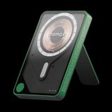 Momax 1-Power X Pro 5000Mah Dahili Usb-C Kablolu Manyetik Kablosuz Powerbank Yeşil