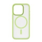 Momax Açık Yeşil iPhone 15 Pro Play Amour MagSafe Kılıf