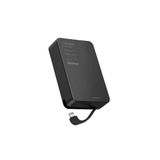 Momax Ip159D Power F.Pass 20000 Mah Dahili Kablolu Magsafe Powerbank Siyah
