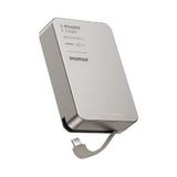 MOMAX IP159L Power F.Pass⁺ 20000mAh Dahili Kablolu Magsafe Powerbank (Titanyum)