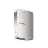 Momax IP168Q22L Power Q.Pass 2 Titanyum Grisi 10000 mAh Qi2 25 W MagSafe Powerbank
