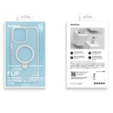 Momax iPhone 15 Pro Flip MagSafe Standlı Kılıf Şeffaf