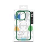 MOMAX Iphone 16 Pro AiR Serisi Darbeye Dayanıklı Magsafe Kılıf (Green)